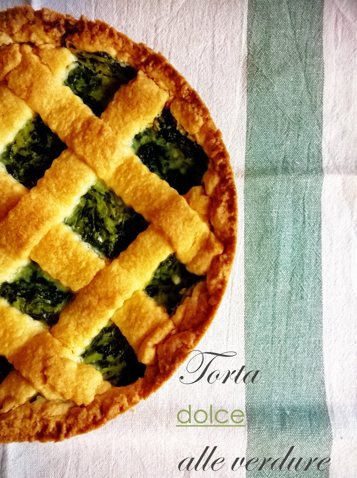 Torta dolce alle verdure