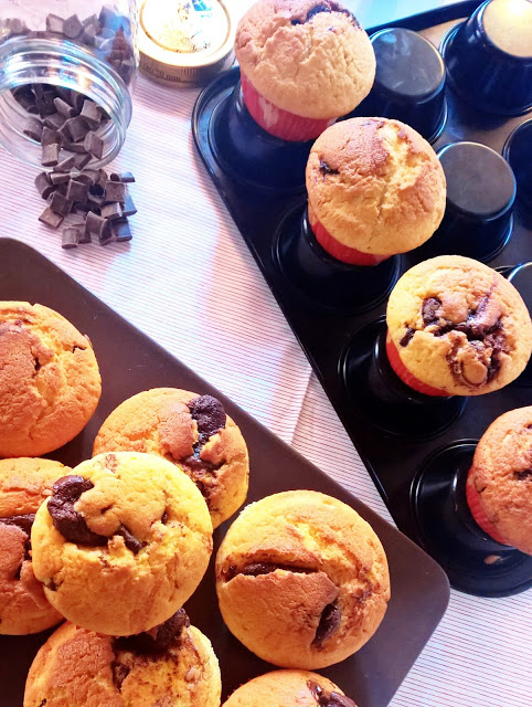 Muffin ricotta e cioccolato