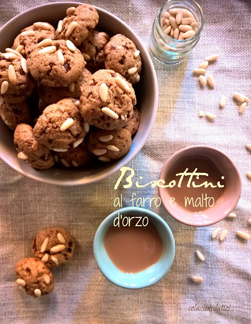 Biscotti al farro e malto d'orzo