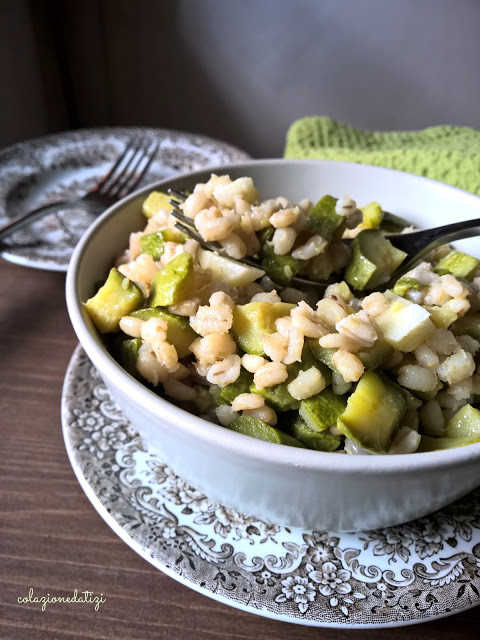 orzotto zucchine e pecorino 