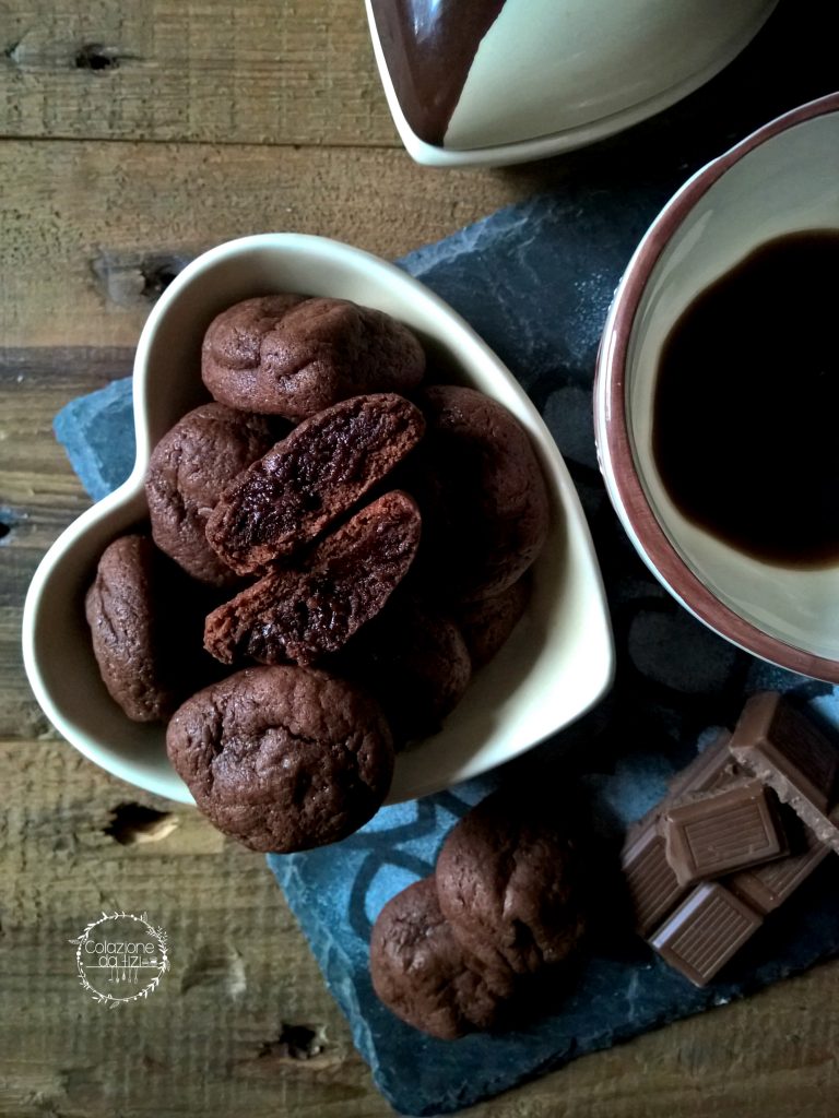 biscotti cuore fondente cioccolato