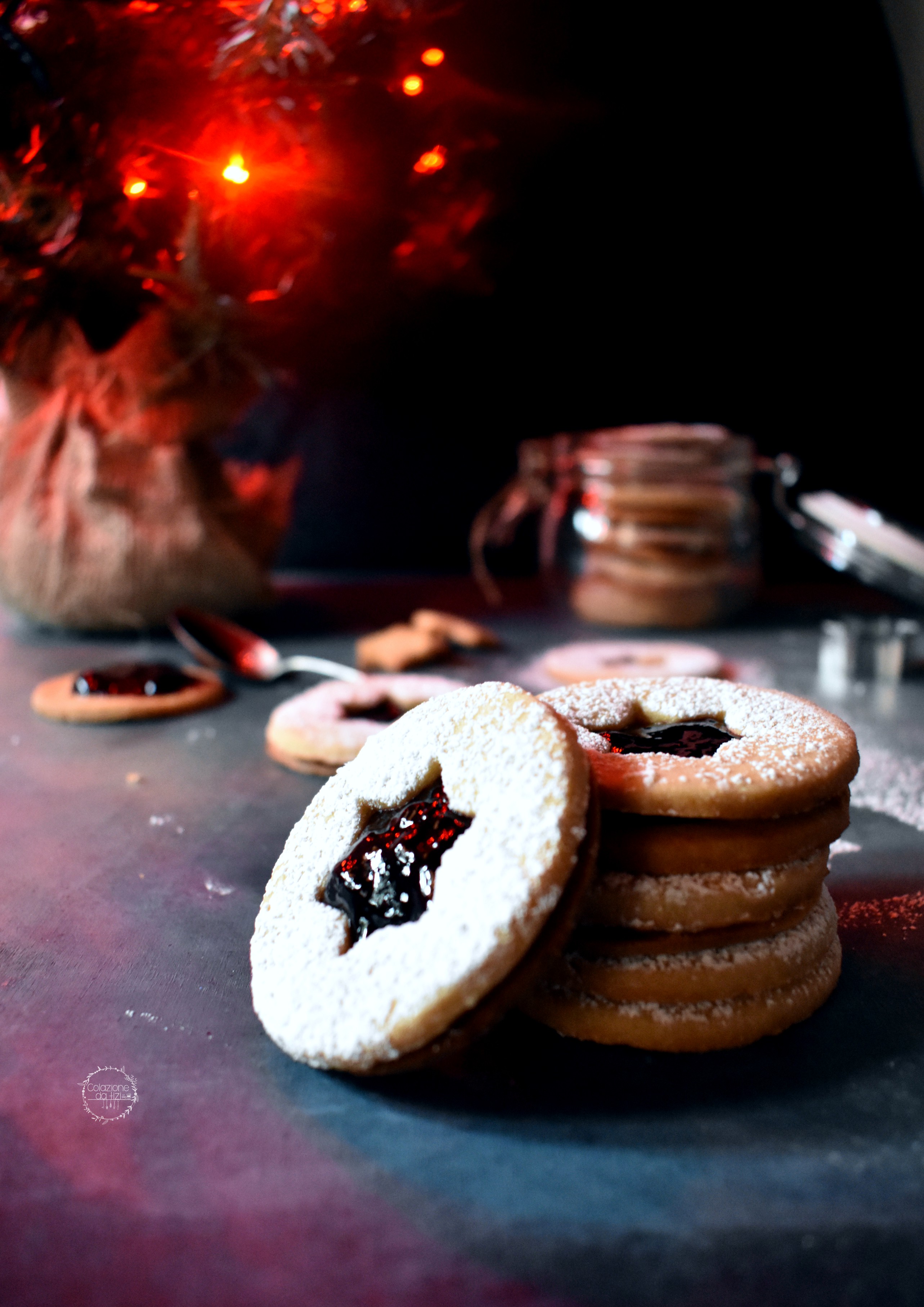 linzer cookies