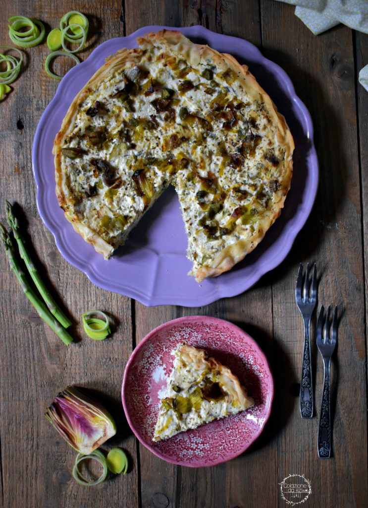 torta salata verdure primaverili