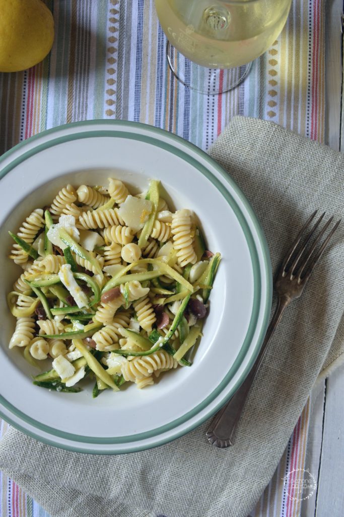 pasta fredda limone e zucchine