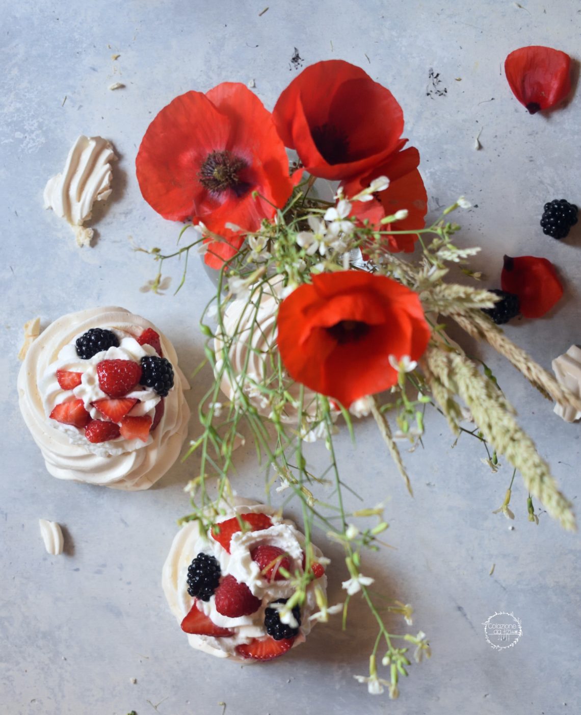 mini pavlova frutti rossi