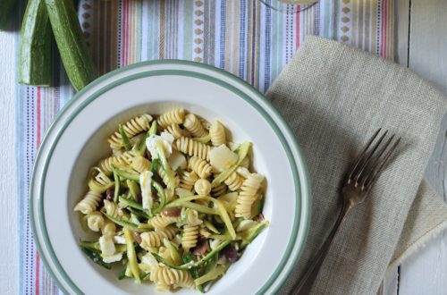 insalata di pasta limone e zucchine