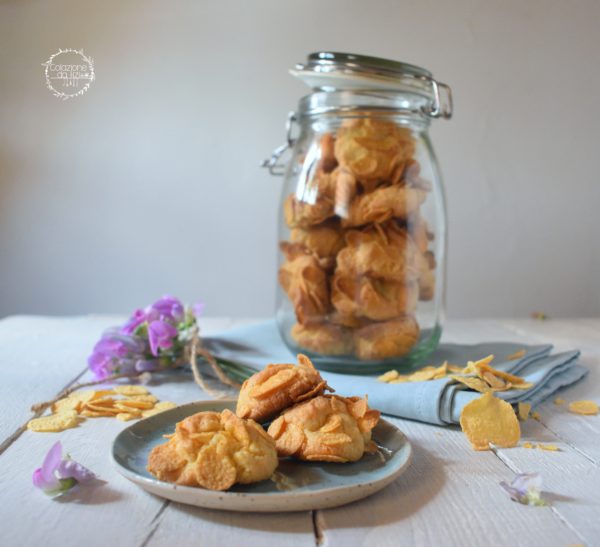 Biscotti ai cornflakes (con burro chiarificato)