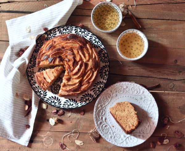 torta di mele al farro