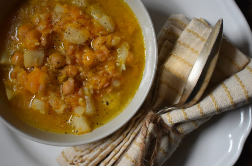 minestra di zucca avena sedano rapa