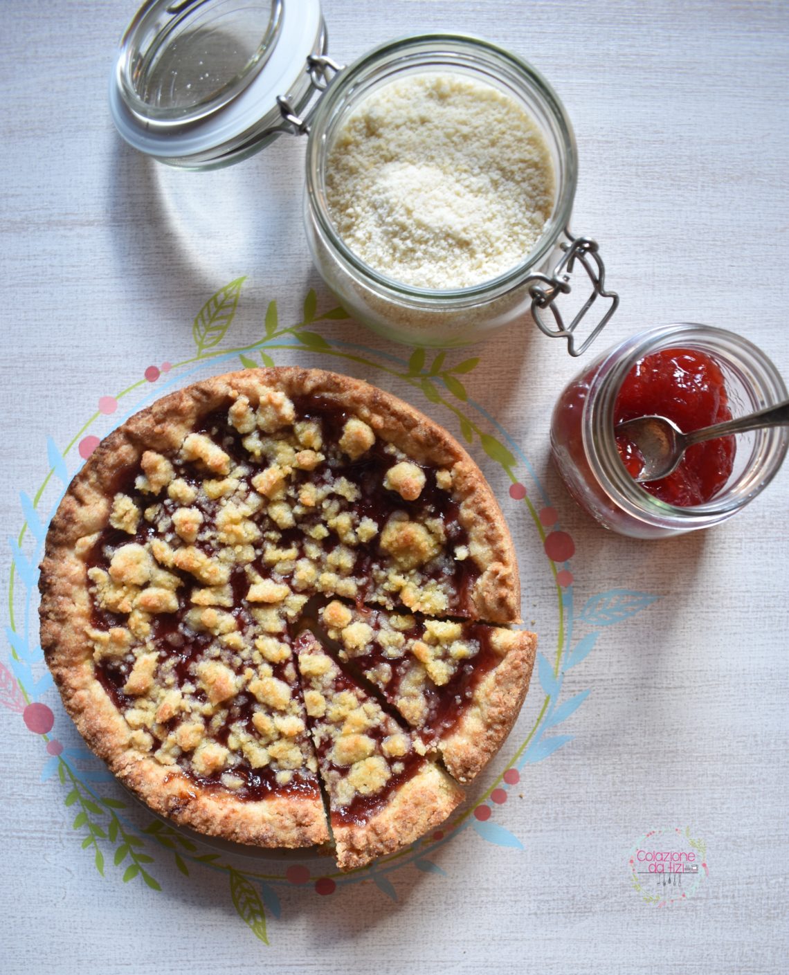 crostata sbriciolata olio di riso