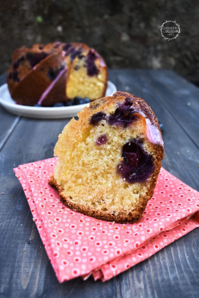 bundt cake ciambella ai mirtilli