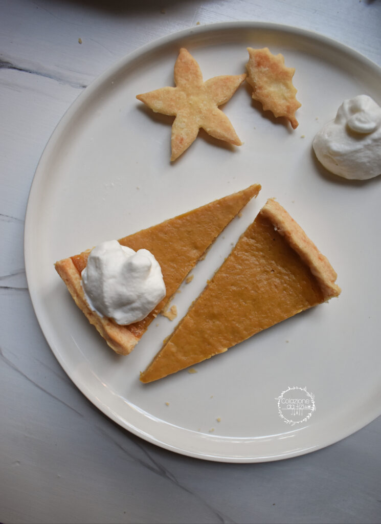 pumpkin pie torta alla zucca fette