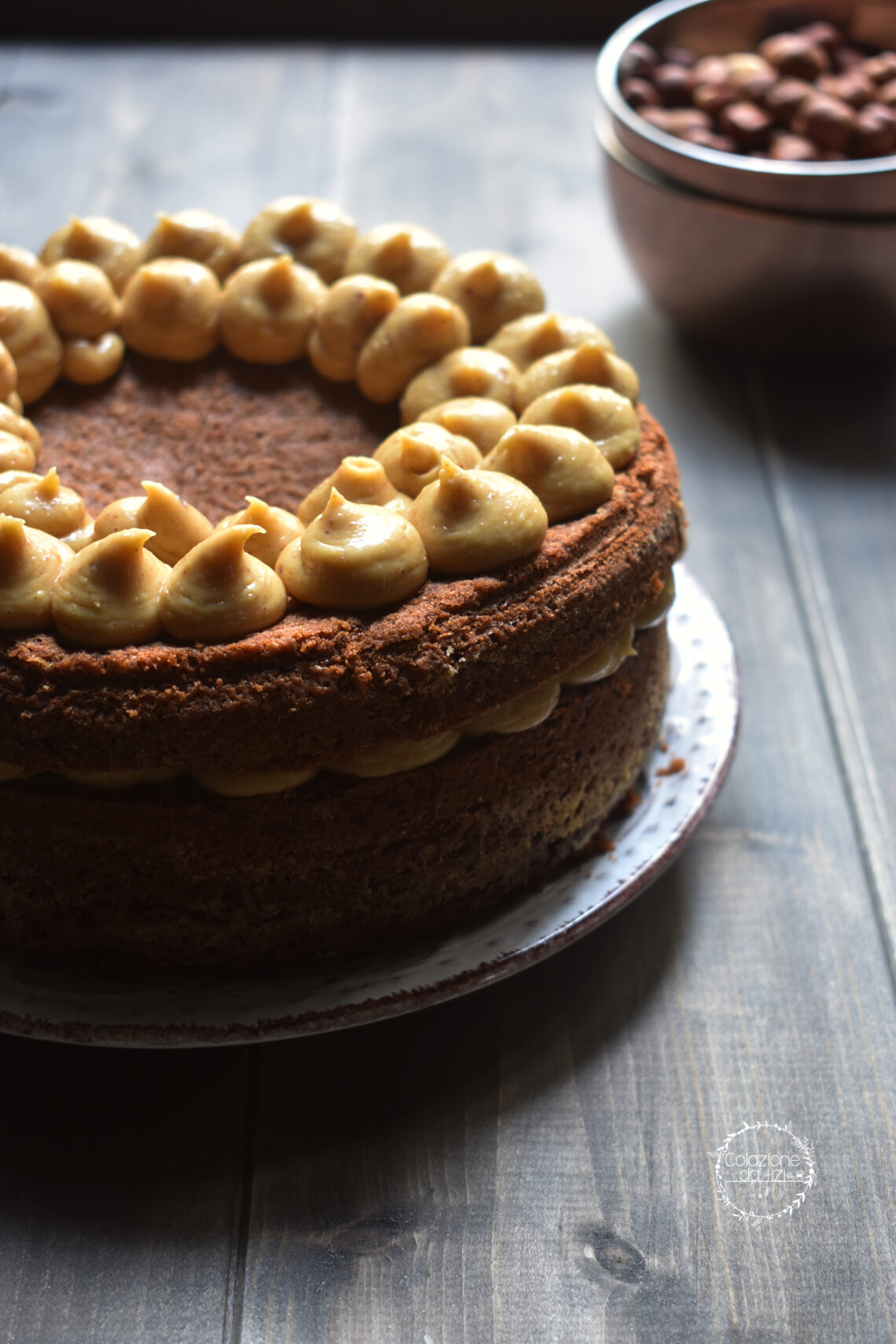 torta cioccolato pralinato caffè