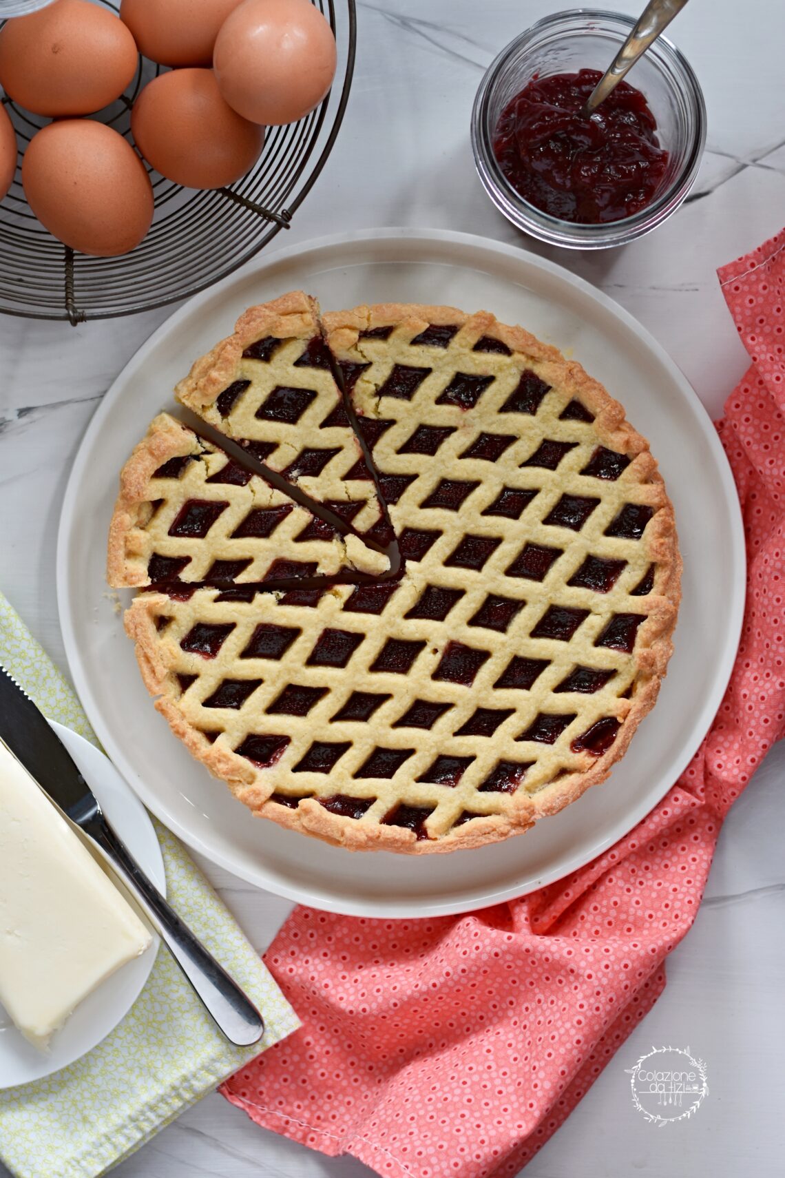 crostata classica marmellata