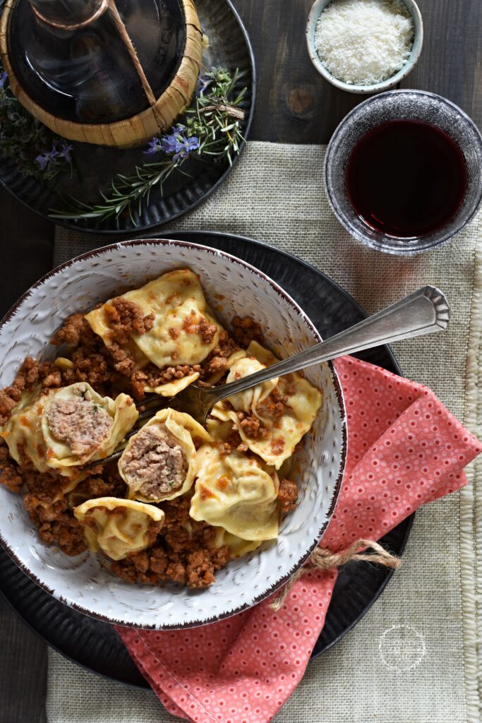 tordelli lucchesi al ragù