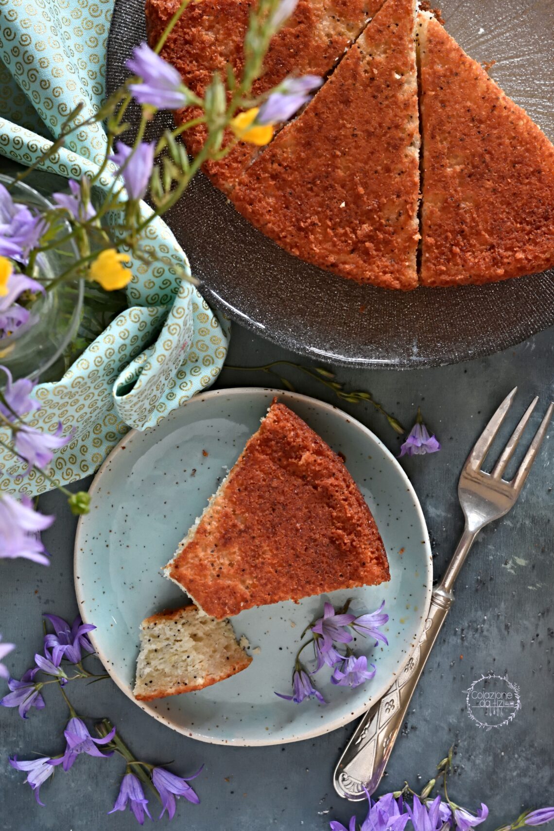 torta limone albumi semi papavero